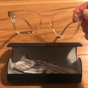 Warby Parker Coley frames clear